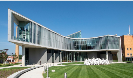 Health Sciences building from the outside