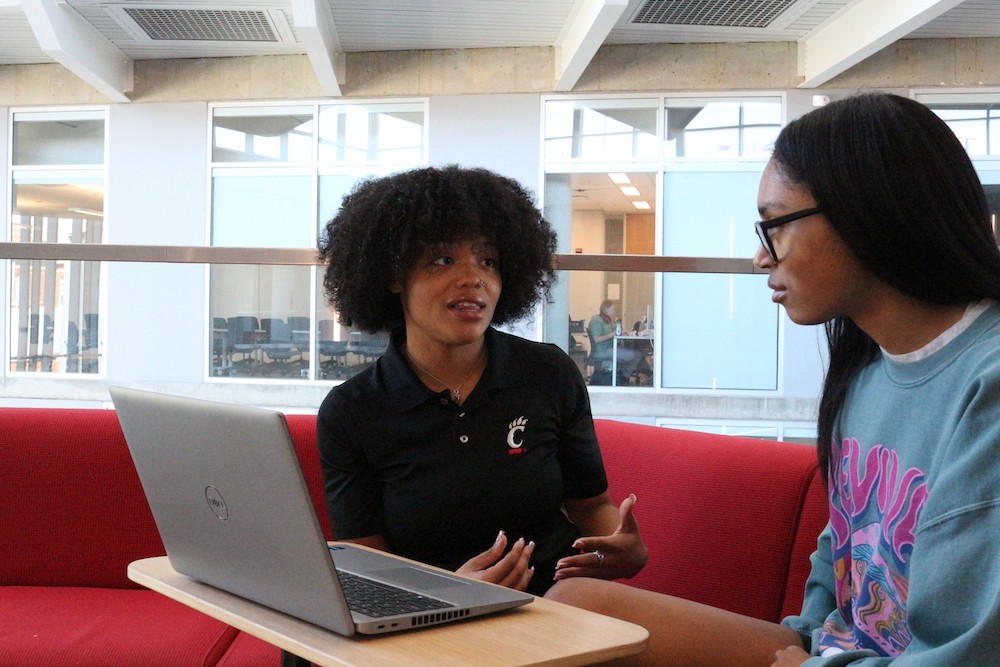 Success Coach with a student